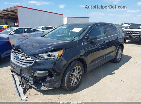 2FMPK4J95NBA39049 2022 FORD EDGE Black წინა მარცხენა ხედი სამი მეოთხედიდან