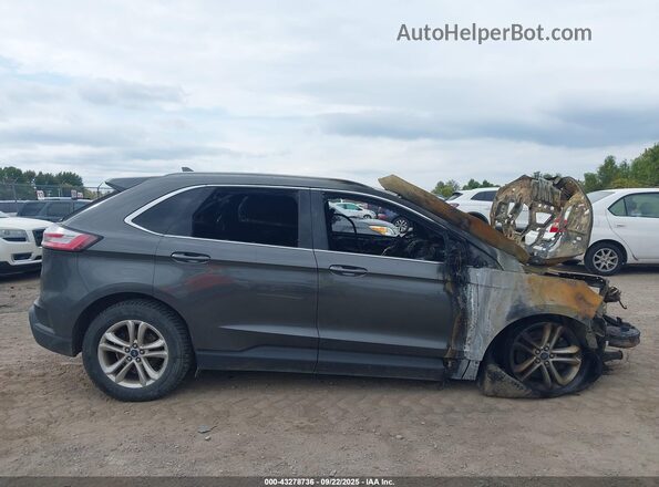 2FMPK4J99LBA49175 2020 FORD EDGE Gray უკანა სალონის ხედი