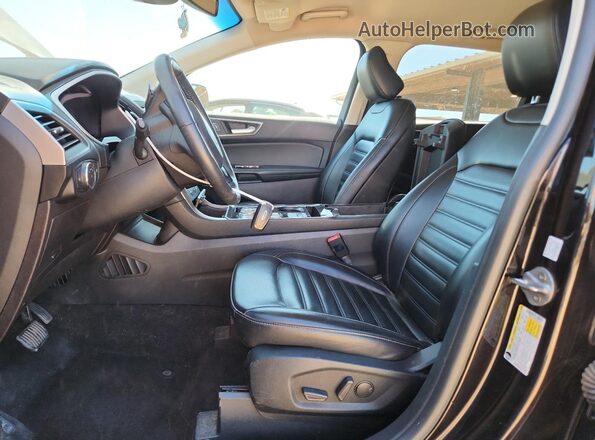 2FMPK4J9XLBA44695 2020 FORD EDGE Black Widok wnętrza z przodu