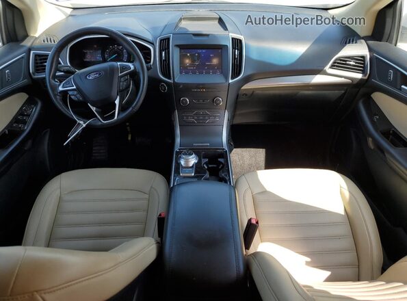 2FMPK4J9XLBB17015 2020 FORD EDGE White წინა პანელის ხედი