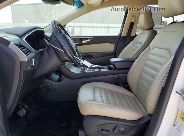 2FMPK4J9XLBB17015 2020 FORD EDGE White წინა სალონის ხედი
