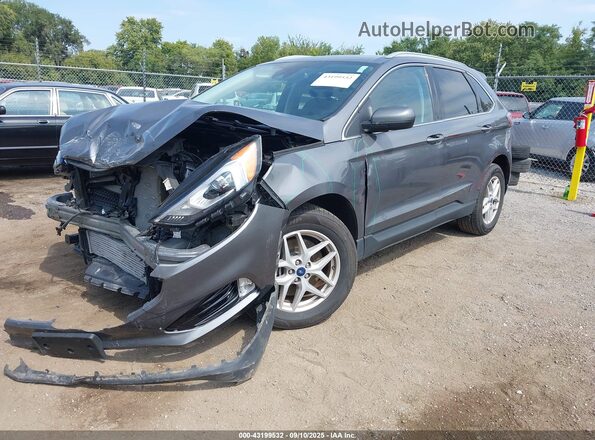 2FMPK4J9XMBA44231 2021 FORD EDGE Серый Передняя левая четверть