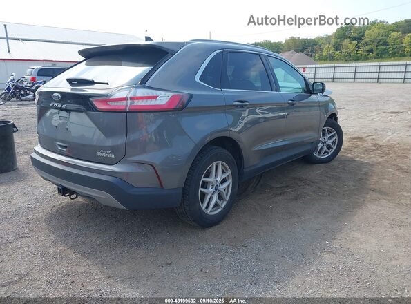 2FMPK4J9XMBA44231 2021 FORD EDGE Серый Задняя правая четверть