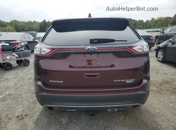 2FMPK4K92JBC16309 2018 FORD EDGE Красный 