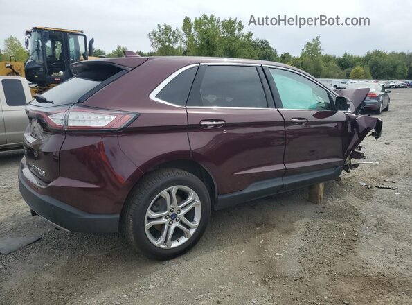 2FMPK4K92JBC16309 2018 FORD EDGE Красный 
