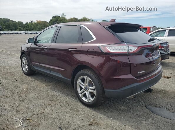 2FMPK4K92JBC16309 2018 FORD EDGE Красный 