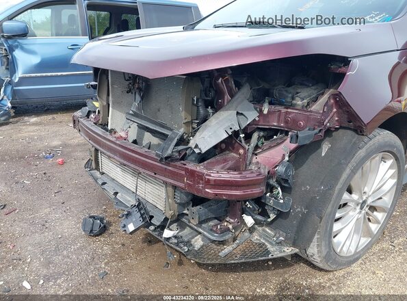 2FMPK4K92LBB22465 2020 FORD EDGE Brown Front view