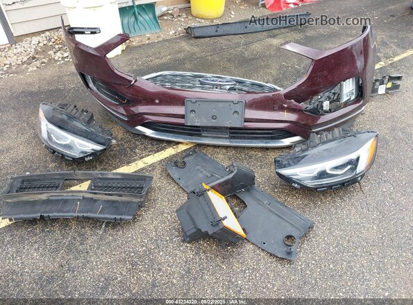 2FMPK4K92LBB22465 2020 FORD EDGE Brown Instrument cluster view