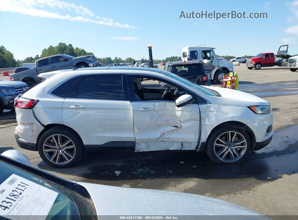 2FMPK4K92MBA28703 2021 FORD EDGE White Rear interior view