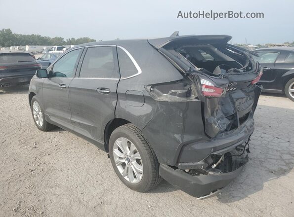 2FMPK4K94MBA10445 2021 FORD EDGE Gray 