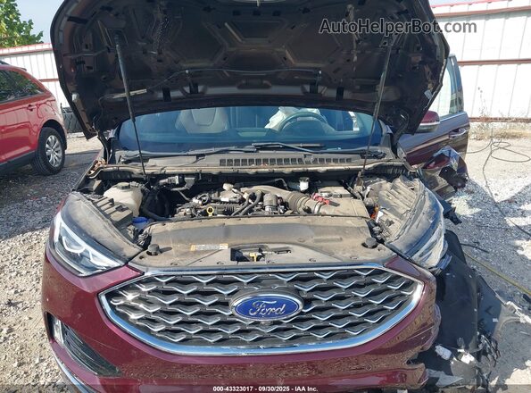 2FMPK4K95LBA47423 2020 FORD EDGE Maroon Vista trasera