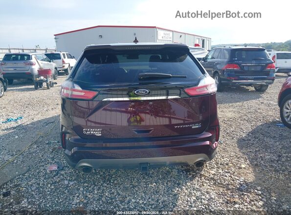 2FMPK4K95LBA47423 2020 FORD EDGE Maroon 