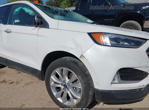 2FMPK4K98LBB63067 2020 FORD EDGE White ხელსაწყოთა პანელის ხედი