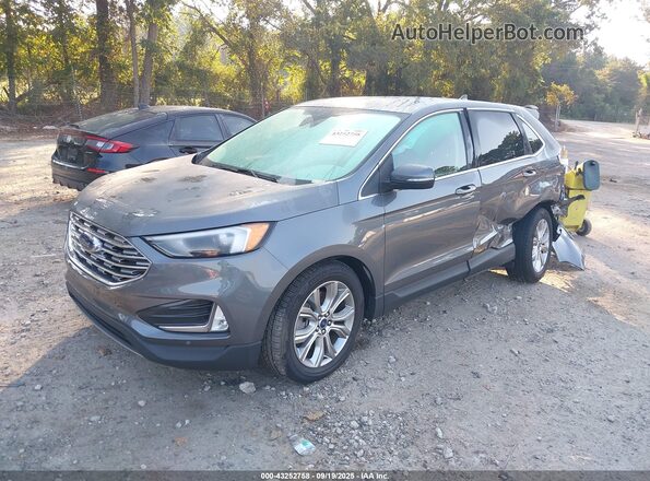 2FMPK4K98NBA94061 2022 FORD EDGE Серый Передняя левая четверть