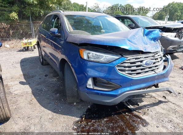 2FMPK4K99LBB35424 2020 FORD EDGE Blue Vista frontal