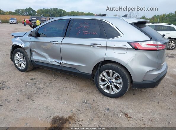 2FMPK4K99NBA41529 2022 FORD EDGE Silver Trasero izquierdo