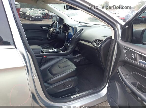 2FMPK4K99NBA41529 2022 FORD EDGE Silver Vista interior delantera
