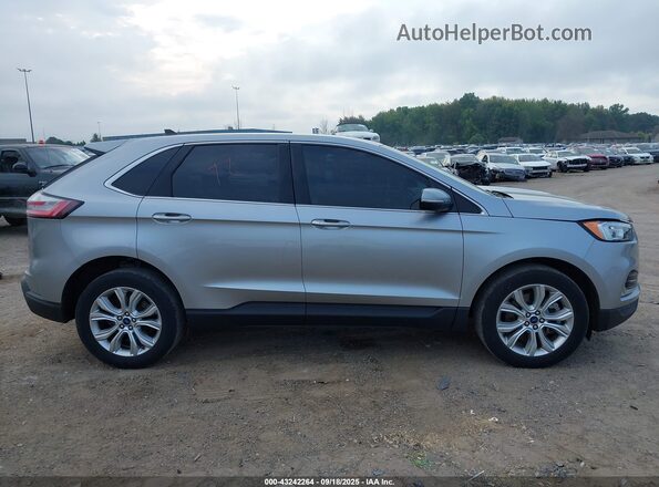 2FMPK4K99NBA41529 2022 FORD EDGE Silver Vista interior de 360 grados
