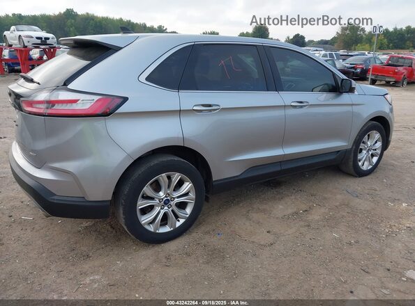2FMPK4K99NBA41529 2022 FORD EDGE Silver Trasero derecho