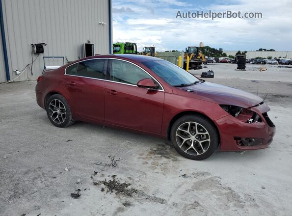 2G4GL5EX5H9123606 2017 BUICK REGAL Burgundy 