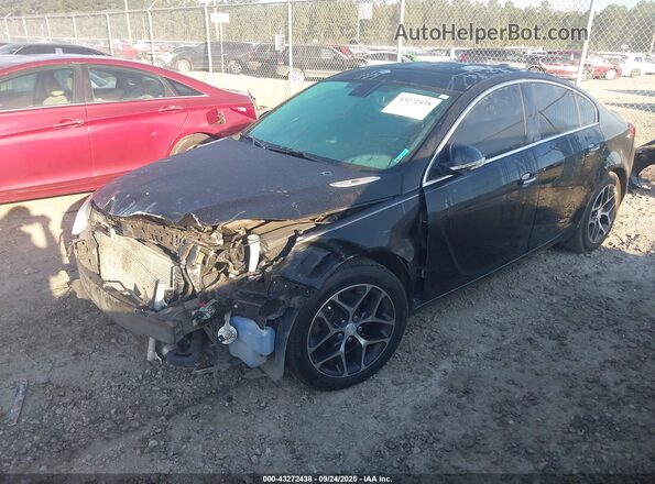 2G4GL5EX8H9195724 2017 BUICK REGAL Black Front left