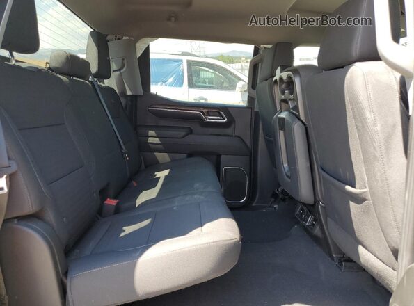 2GCUDEED0P1154995 2023 CHEVROLET SILVERADO Silver უკანა სავარძლების ხედი
