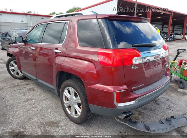 2GKALPEKXH6144063 2017 GMC TERRAIN Red Задня ліва чверть