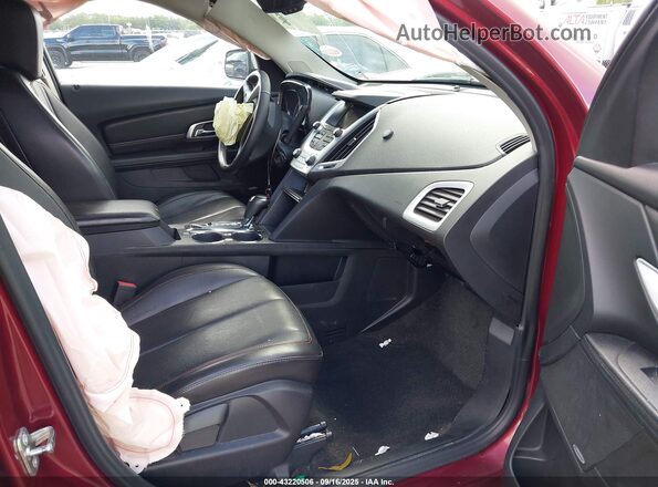 2GKALPEKXH6144063 2017 GMC TERRAIN Red Вид салону спереду