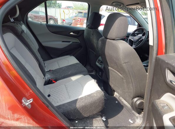 2GNAXSEV7L6191161 2020 CHEVROLET EQUINOX Orange Widok naklejki z numerem VIN