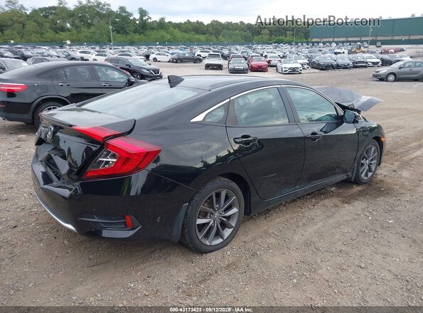 2HGFC1F31LH680856 2020 HONDA CIVIC Black უკანა მარჯვენა