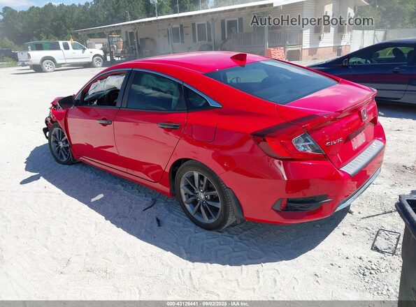 2HGFC1F39LH682855 2020 HONDA CIVIC Red Rear left