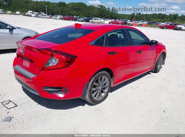 2HGFC1F39LH682855 2020 HONDA CIVIC Red Rear right