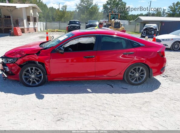 2HGFC1F39LH682855 2020 HONDA CIVIC Red 360 interior view