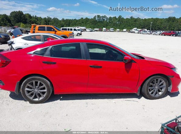 2HGFC1F39LH682855 2020 HONDA CIVIC Red Rear interior view