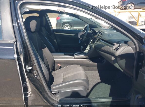 2HGFC2E84LH600517 2020 HONDA CIVIC Black წინა სალონის ხედი