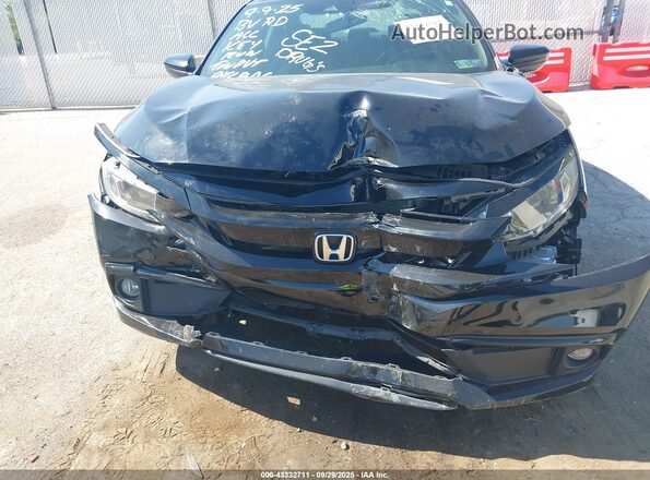 2HGFC2E84LH600517 2020 HONDA CIVIC Black წინა ხედი