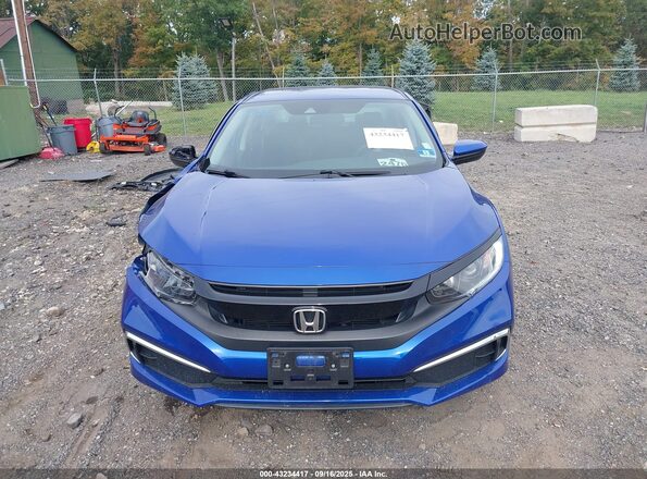 2HGFC2F61LH504924 2020 HONDA CIVIC Dark Blue Widok zestawu wskaźników
