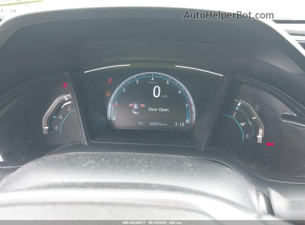 2HGFC2F61LH504924 2020 HONDA CIVIC Dark Blue Widok tylnych siedzeń
