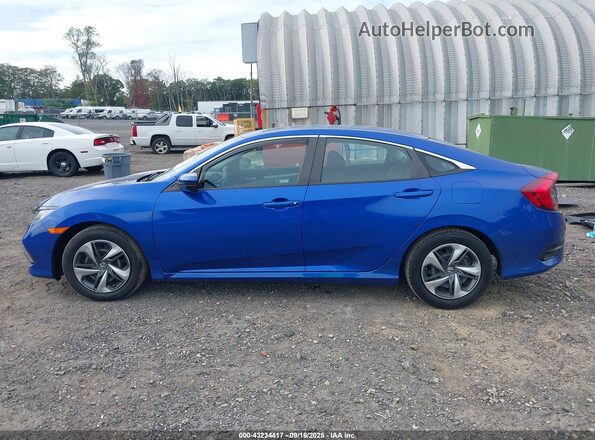 2HGFC2F61LH504924 2020 HONDA CIVIC Dark Blue Widok wnętrza 360 stopni