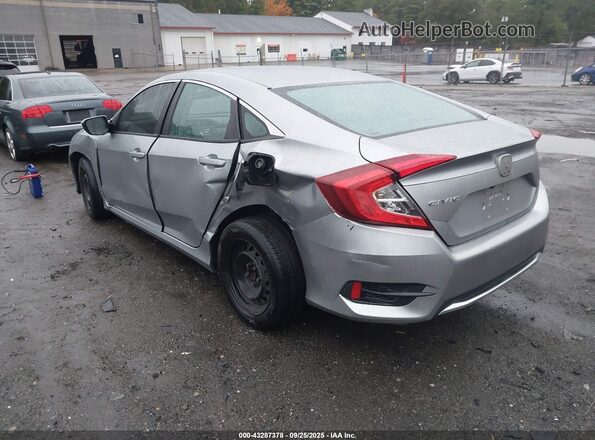 2HGFC2F61LH547367 2020 HONDA CIVIC Silver უკანა მარცხენა