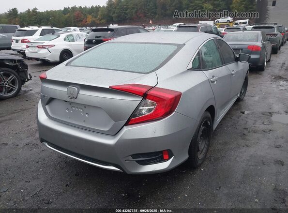 2HGFC2F61LH547367 2020 HONDA CIVIC Silver უკანა მარჯვენა