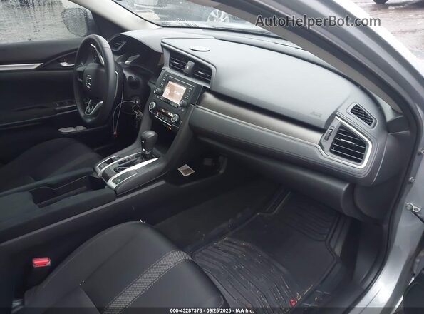 2HGFC2F61LH547367 2020 HONDA CIVIC Silver წინა სალონის ხედი