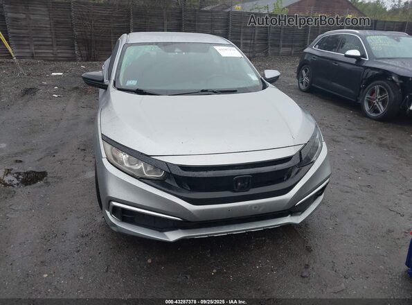 2HGFC2F61LH547367 2020 HONDA CIVIC Silver ხელსაწყოთა პანელის ხედი