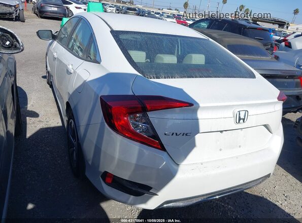 2HGFC2F66LH552290 2020 HONDA CIVIC White Rear left