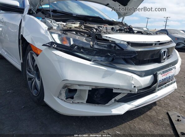 2HGFC2F66LH552290 2020 HONDA CIVIC White Instrument cluster view