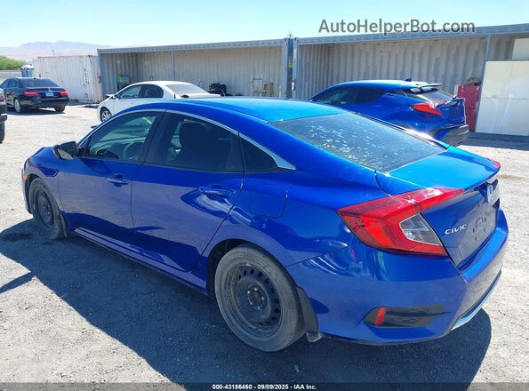 2HGFC2F66LH569266 2020 HONDA CIVIC Blue უკანა მარცხენა