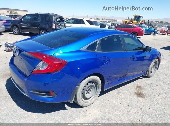 2HGFC2F66LH569266 2020 HONDA CIVIC Blue უკანა მარჯვენა