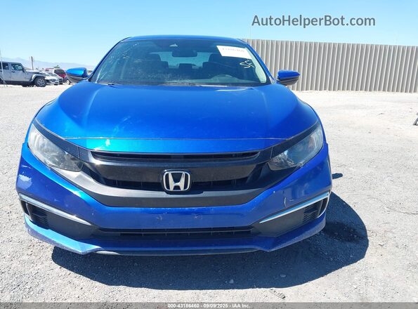 2HGFC2F66LH569266 2020 HONDA CIVIC Blue წინა ხედი