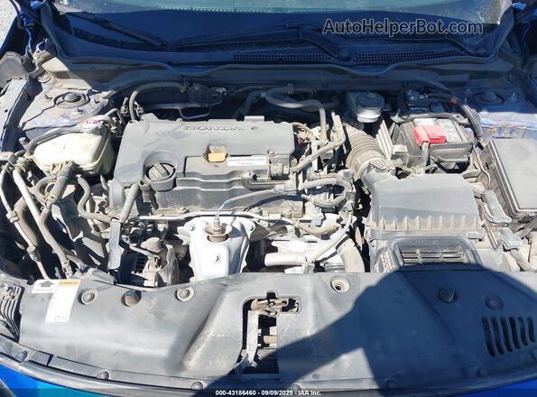2HGFC2F66LH569266 2020 HONDA CIVIC Blue უკანა ხედი