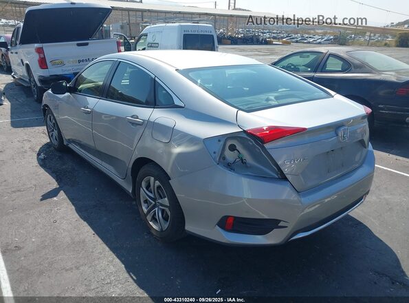 2HGFC2F67LH529312 2020 HONDA CIVIC Silver Rear left